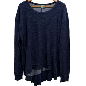 Anthropologie Navy Blue Sweatshirt